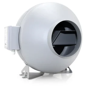 High Temperature Inline Duct Fan for Greenhouses with AC Motor 220 240V 47 DB Plastic Blades OEM & ODM Support
