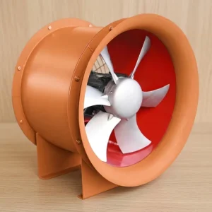 High Temperature Resistant Axial Flow Fan Industrial Duct Ventilator for High Temp Hot Air Flue Gas Exhaust Ventilation