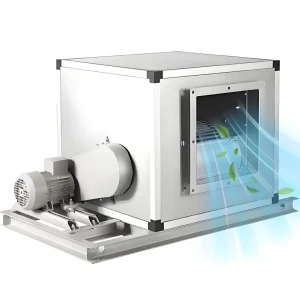 High Temperature Resistant Stainless Steel Duct Exhaust Fan with Auto Closure Feature