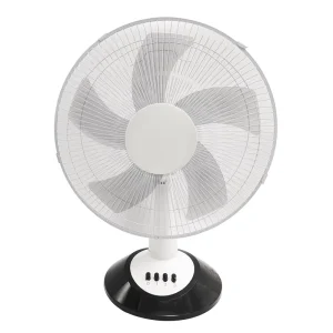High Velocity AC Electrical Air Cooling Oscillating Desktop Fan 16 Inch Bedroom Table Desk Fan for Home