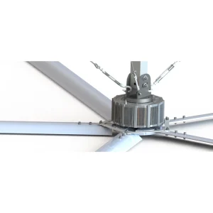 High Volume Low Speed Energy Saving HVLS Industrial Ceiling Fan with 5 Blades and 1500 Square Meter Coverage Made in China