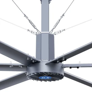 High Volume Low Speed Powerful HVLS Ceiling Fan for Industrial Warehouse Use