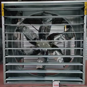 High Wind Hammer Shutter Electric Exhaust Fan OEM Stainless Steel Axial Flow Anti Rust Ventilation for Factory Workshop