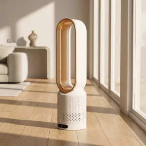 High performance Bladeless Fan Brushless Motor Remote Control Timing Silent 40W DC 12 Month Warranty for Office Home Smart Fans