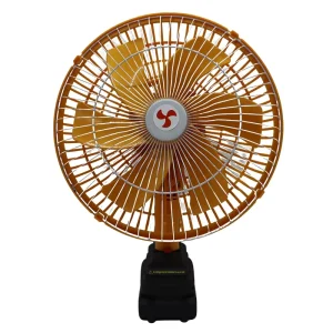 High-power 12 Inch 12 Car Interior Fan Oscillating Car Cooling Fan With Plastic Leaves