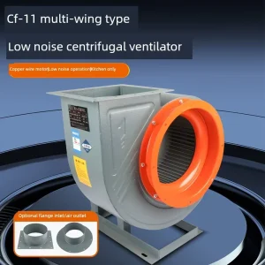 High power commercial centrifugal fans for kitchens are used for removing cooking fumes and industrial ventilation