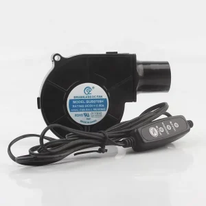 High quality DC 5V 0.50A 7530 Barbecue Oven Wood Stove Portable Low Noise Small sized USB Turbine Blower BUB0705H Cooling Fan