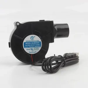High quality DC 5V 0.50A 7530 Barbecue Oven Wood Stove Portable Low Noise USB Turbine Centrifugal Blower BUB0705H Cooling Fan