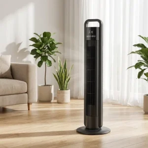 High quality New Tower Fan 4th Gear Wind Speed Low Noise Remote Control Timing Function Smart Plug in Household Fan