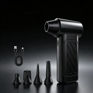 High speed Handheld Compressed Air Duster Cordless Mini Car Dryer Blower Multifunction Electric Fan