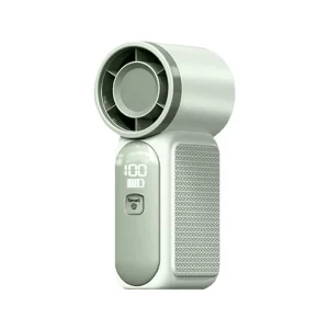 High speed Handheld Mini Fan USB Charging Digital Display Portable 6 Speed Low Noise 800mAh Battery 1 3 Hours Runtime