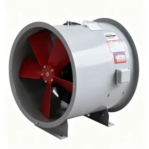 High temperature Smoke Exhaust Axial Flow Fan Low noise 380V Electric Industrial Ventilator Duct Mount Energy saving Ball