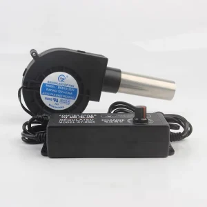 High voltage DC12V 6A 9733 Metal Air Outlet Speed Controller Portable Powerful Barbecue Blower BFB1012UH British Plug CoolingFan
