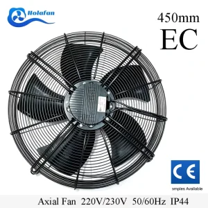 Holafan EC 230V 450mm Low Noise Brushless Cooling Axial Flow Fan for Gym Workshop and Farms