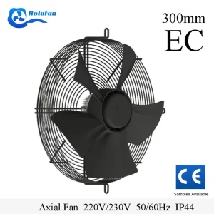 Holafan Original EC 230V 300mm Low Noise Axial Flow Fan With Guard Grille for Restaurants OEM ODM Supported