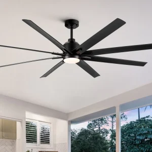 Home 72 Inch Large Modern Ceiling Fan Manufacture Remote Control Ceiling Fans Roof Fan With Led Light
