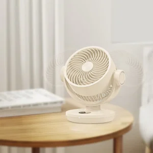 Home Appliances Smart Table Electric Fan Strong Wind 360° Rotation Desk Fan USB Circulating Rechargeable Fan With Remote Control