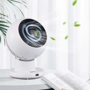Home Hotel Office White 23W Desktop Table Fan