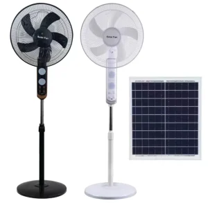 Home Usage Solar AC DC Electric Fan with Solar Panels Eco friendly Home Fan