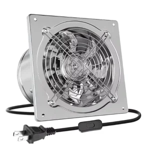 Hon Stainless Steel Industrial High Speed Wall Mounted Axial Exhaust Fan with Multi Mode Control