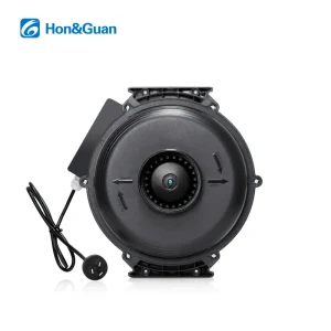 Hon&Guan Super Silent 4” Centrifugal Fan with Sound Absorbing Cotton Lining PP Electric Silent Circular Centrifugal Duct Fan