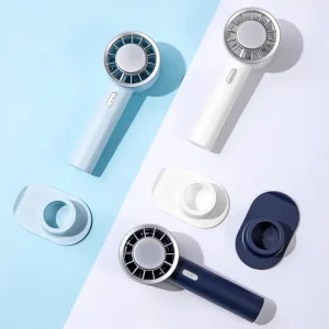 Hot Cold Compress Turbine Handheld Mini Portable Desktop Fan 2200mAh Battery Strong Wind Speed WX633 for Household Car Use