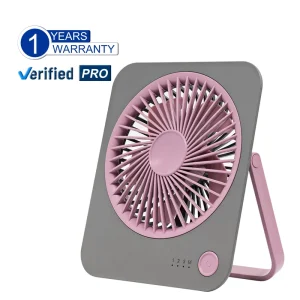 Hot Portable Rechargeable Usb Table Fan Electric Desktop Fan Mini Desk Fan 4 Speed 1200mAh