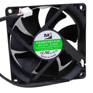 Hot Sales 8025 DA08025B12UR ultra Quiet 12v 0.5A Brushless Computer Cooling Fan 80mm