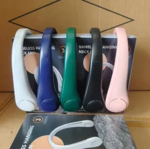 Hot Sales Portable Bladeless Wearable Neck Fan Rechargeable Hanging Wearable Neck Fan Outdoor Sport Air Cooler Fan