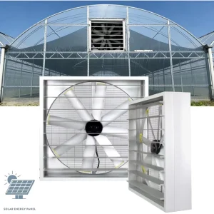 Hot Sales Solar AC DC 48 Inch Versatile Solar Aluminum Metal Fan Farm Factories & Greenhouse Industrial Cooling Ventilation Fan