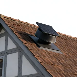 Hot Sales Warehouse Home Roof Mount 12 Inch Solar Ventilation Exhaust Fan Industrial Attic Roof Air Cooling Fan OEM DC Brushless
