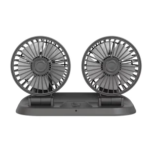 Hot Selling 12 Volt Universal Car Fan Auto 24V USB Vehicle Cooling Fan Truck Double Electrical Universal Car Fan