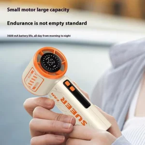 Hot Selling Car Mini Portable Pocket Fan S 17 Outdoor Table Fan 3600mAh USB Charging Black purple Mini Fan