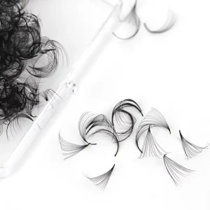 Hot Selling Private Label Loose Fan Lash Extension Premade Loose Volume Fans Eyelash Extension