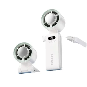 Hot Selling Rechargeable Mini Portable Fan with Power Bank Function Foldable USB for Car & Household Use Battery Operated