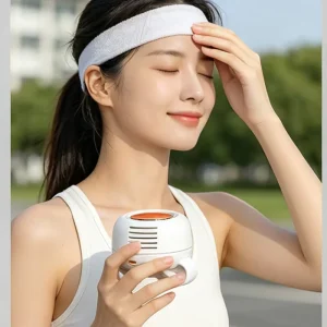 Hot Selling USB Mini Clip Fan Wearable Collar Waist Cooling Fan Portable Hands Free