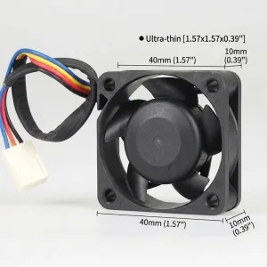 Hot Supplier 4010 High Performance Low Noise Brushless DC Fan 5V IP67 Waterproof Electric Smart Outdoor Fan for 3D