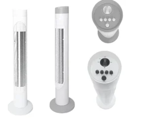 Household Appliance Home New Design Electric Cooling National Stand Fans Plastic Stand Tower Fan with Big Air Flow