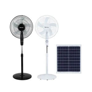 Household Appliances Home Hot Sales 7.4V 12V Fan Solar Charging AC DC 16 Inch Pedestal Remote Control Rechargeable Fan Solar Fan