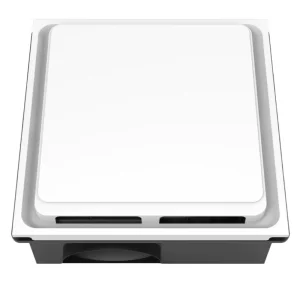 Household Ceiling Exhaust Fan with LED Light for Kitchen and Bathroom Ventilation