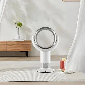 Household Electric Without Blades New Table Fan Oscillation Natural Wind Portable Cooling Table Bladeless Fan