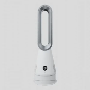 Household Intelligent Smart Bladeless Tower Fan with Air Purifier Air Cooler Fan Heater HEPA 13 Filter Remove Dust Smoke