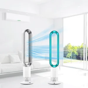Household Maxi Standing No Leaf Fan Hepa Air Purifier Smart Bladeless Fan with Air Purifier