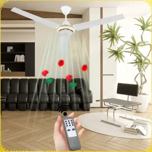 Human Centric Lighting Nigeria Solar DC Ceiling Fan 56 Inch AC DC Ceiling Fan 2 In 1 PCB Ceiling Fan