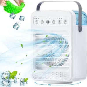Humidifier Fan Mist Desk Cooler Fan Cooling Portable Air Conditioner for Office Home