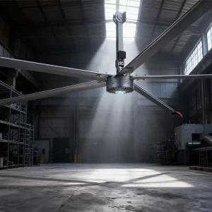 Hvls Industrial Ceiling Fan 750W 16ft(5m) Industrial Fan for Warehouse for Factory
