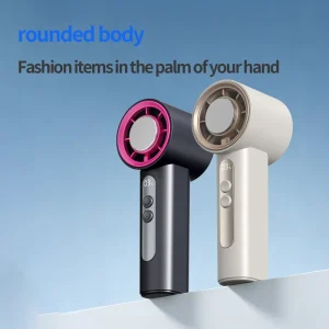 Hxtc88 100 Speed Digital Screen 3000mAh USB C Rechargeable Portable Wearable Air Ice Cooling Turbo Handheld Mini Fan