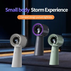 Hxtc88 High Speed 3000mAh Jet Turbo LED Display Air Cooling Portable Desktop Little Small Mini Hand Held USB Rechargeable Fan