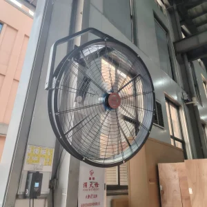 IE5 Motor 1.5m Aluminum Blades Oscillating Mist Wall Industrial Fan for Warehouse and Large Commercial Areas