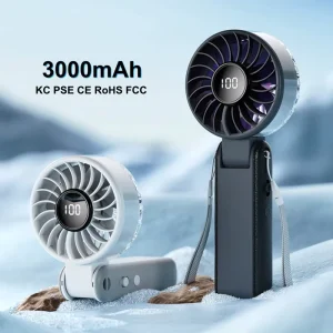 IMYCOO High Speed Portable Foldable Battery Powered Handheld Mini Fan Custom Logo Personal Rechargeable USB Turbo Mini Handy Fan
